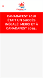 Mobile Screenshot of canadafest.com