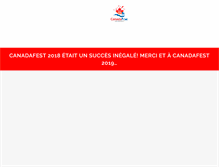 Tablet Screenshot of canadafest.com